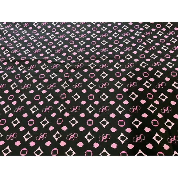 FABRIC - Strawberry Shortcake Black Quilt Cotton Fabric 2 Yards By Spectrix  NEW - Picture 4 of 11